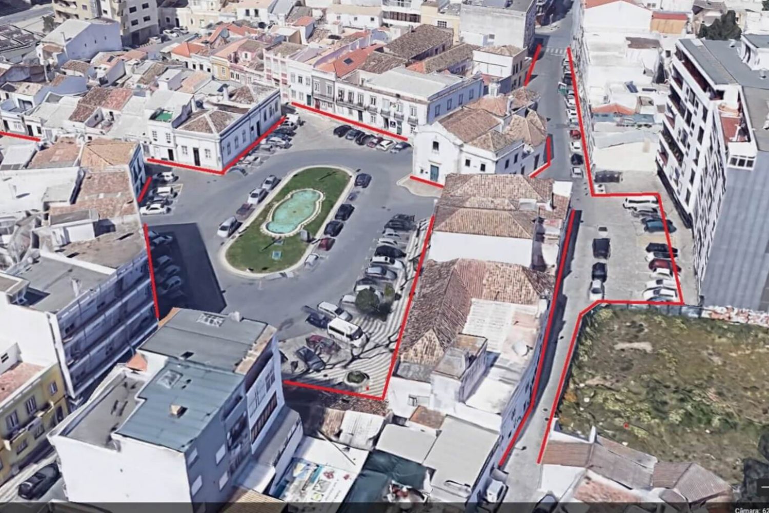 obras largo pé da cruz em faro