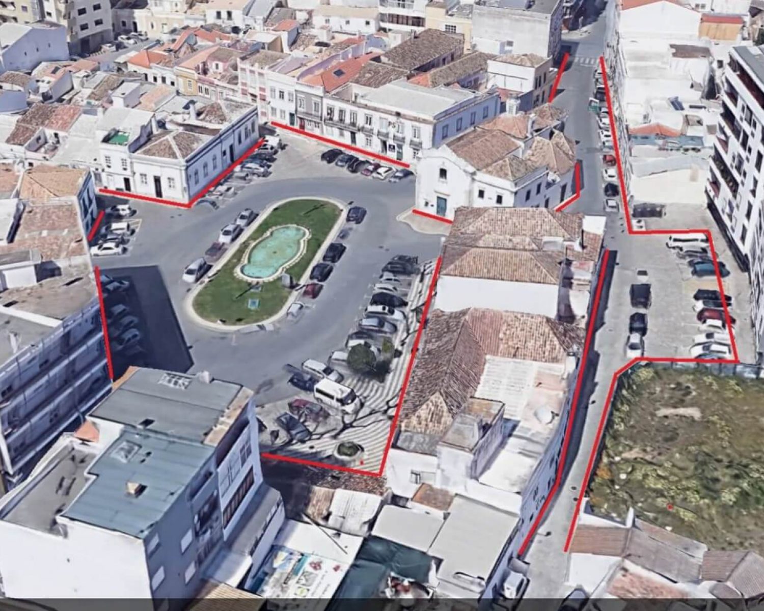 obras largo pé da cruz em faro