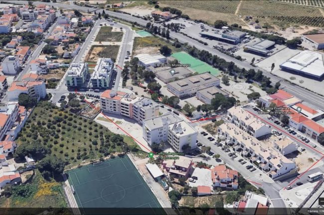 arruamento urbanização montenegro