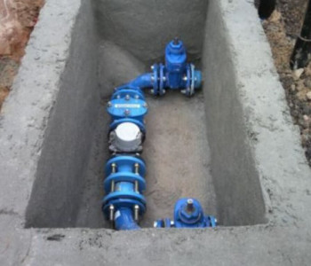 execução de contadores de águas