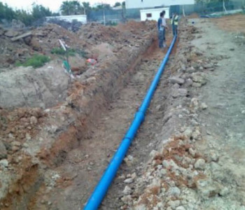 tubagem de ferro fundido em rede de águas